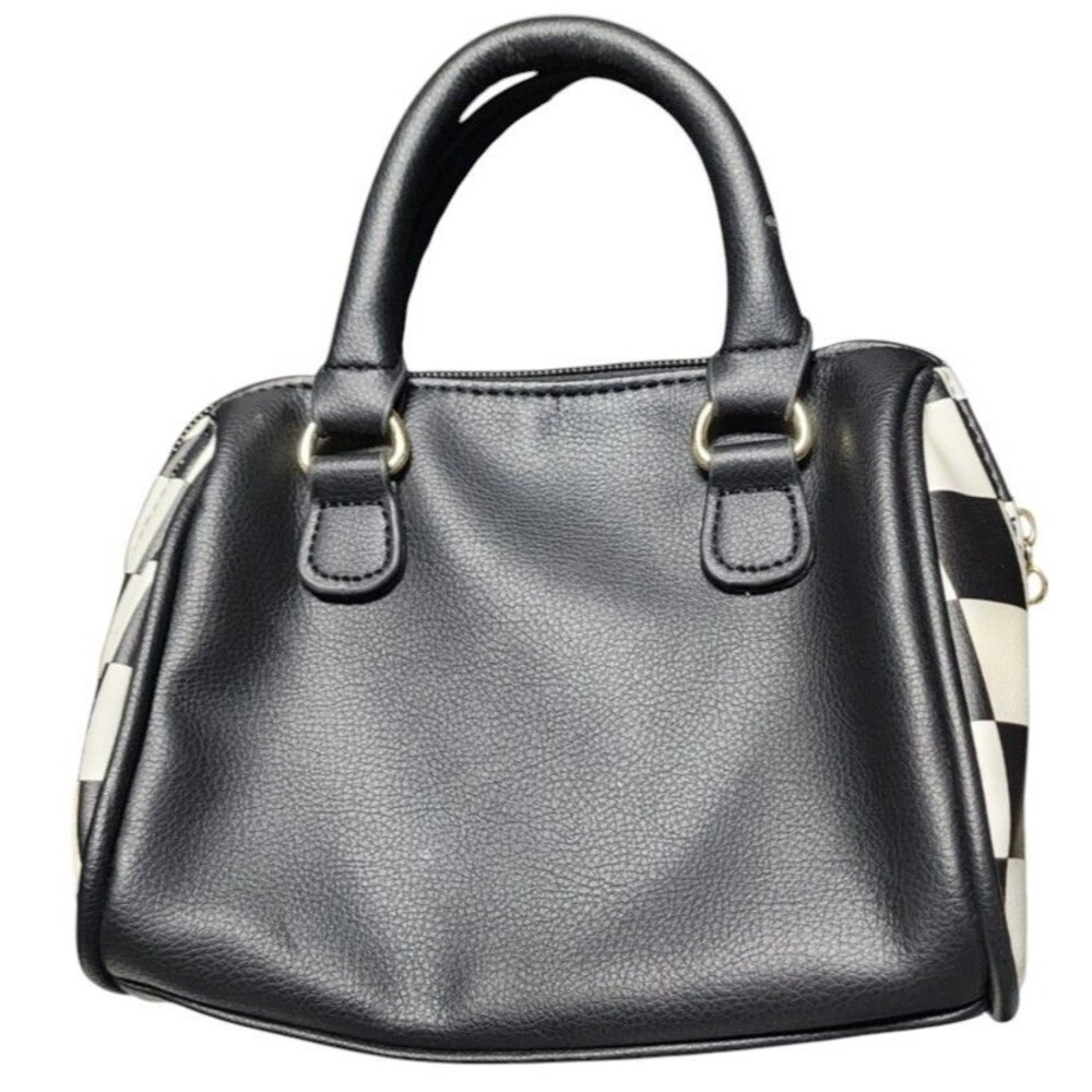 Betsey Johnson Black and White Cat Face Mini Bag - Picture 4 of 9